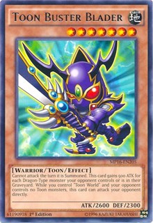 Toon Buster Blader [2016 Mega-Tins Mega Pack] [MP16-EN205] | Anubis Games and Hobby