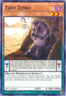 Zany Zebra [2016 Mega-Tins Mega Pack] [MP16-EN209] | Anubis Games and Hobby