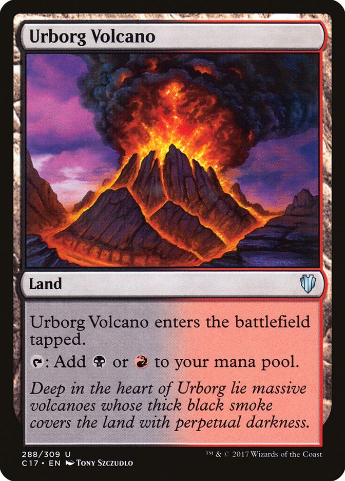 Urborg Volcano [Commander 2017] | Anubis Games and Hobby