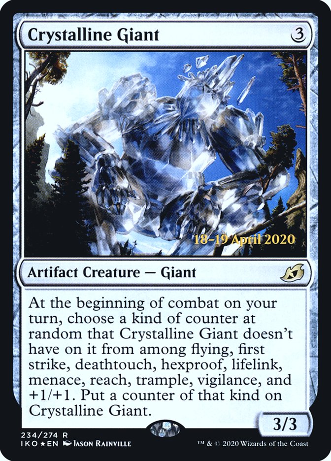 Crystalline Giant [Ikoria: Lair of Behemoths Prerelease Promos] | Anubis Games and Hobby