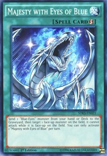 Majesty with Eyes of Blue [Structure Deck: Seto Kaiba] [SDKS-EN021] | Anubis Games and Hobby