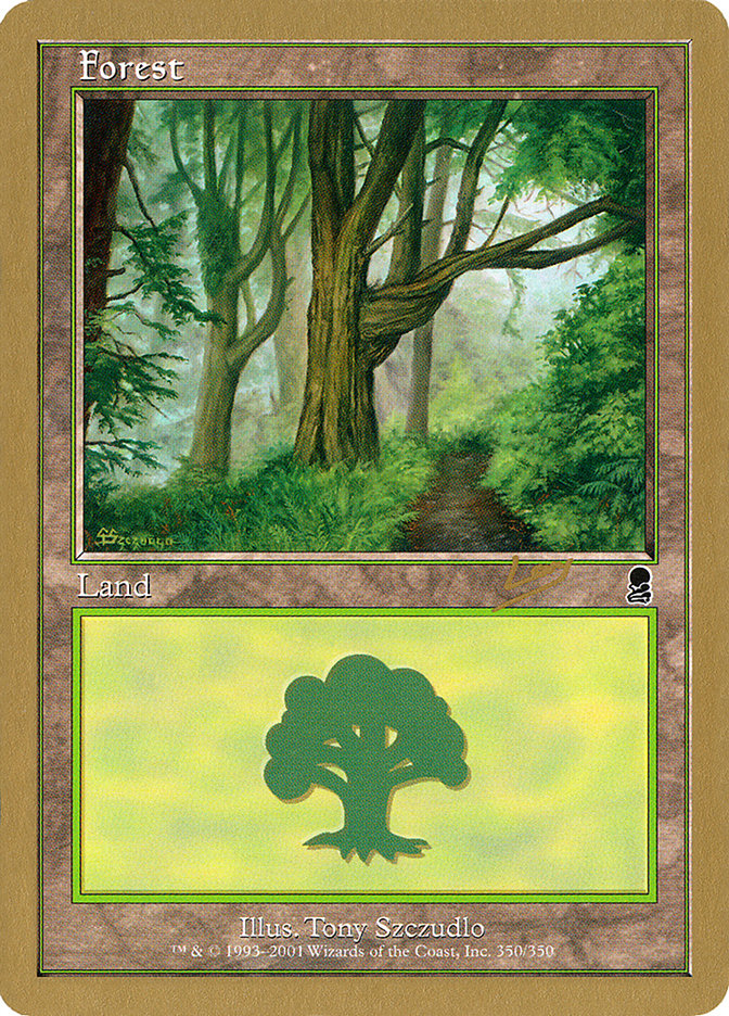 Forest (rl350) (Raphael Levy) [World Championship Decks 2002] | Anubis Games and Hobby