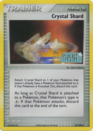 Crystal Shard (76/100) (Stamped) [EX: Crystal Guardians] | Anubis Games and Hobby