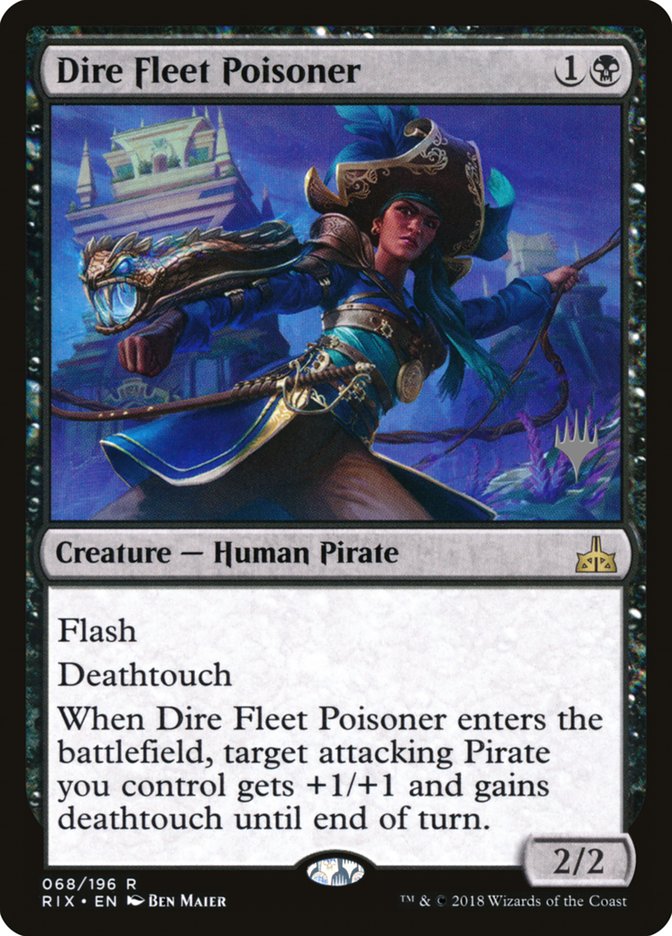 Dire Fleet Poisoner (Promo Pack) [Rivals of Ixalan Promos] | Anubis Games and Hobby