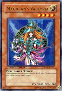 Magician's Valkyria [Structure Deck: Spellcaster's Command] [SDSC-ENSE1] | Anubis Games and Hobby