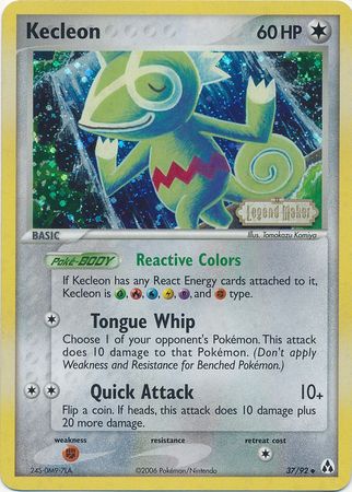 Kecleon (37/92) (Stamped) [EX: Legend Maker] | Anubis Games and Hobby