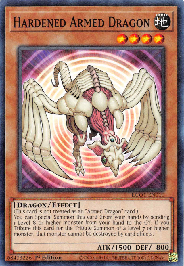 Hardened Armed Dragon [EGO1-EN010] Common | Anubis Games and Hobby