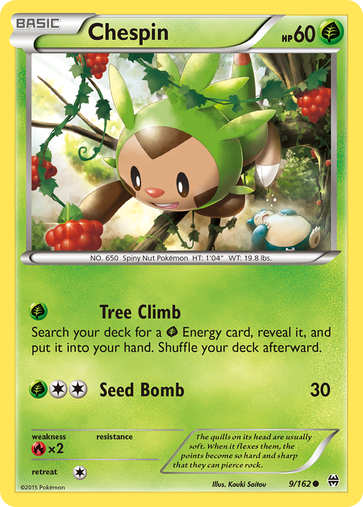 Chespin (9/162) [XY: BREAKthrough] | Anubis Games and Hobby