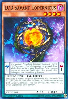 D/D Savant Copernicus [Structure Deck: Pendulum Domination] [SDPD-EN003] | Anubis Games and Hobby