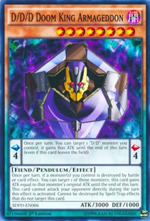 D/D/D Doom King Armageddon [Structure Deck: Pendulum Domination] [SDPD-EN006] | Anubis Games and Hobby