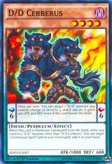 D/D Cerberus [Structure Deck: Pendulum Domination] [SDPD-EN007] | Anubis Games and Hobby