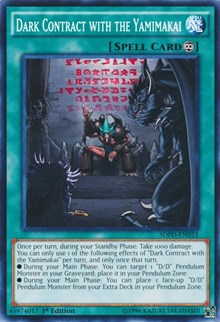 Dark Contract with the Yamimakai [Structure Deck: Pendulum Domination] [SDPD-EN023] | Anubis Games and Hobby