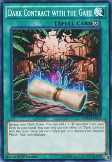 Dark Contract with the Gate [Structure Deck: Pendulum Domination] [SDPD-EN024] | Anubis Games and Hobby