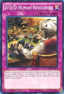 D/D/D Human Resources [Structure Deck: Pendulum Domination] [SDPD-EN034] | Anubis Games and Hobby