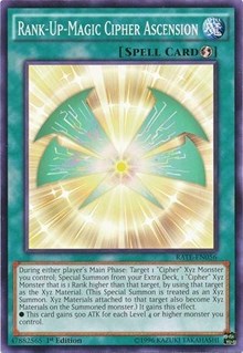 Rank-Up-Magic Cipher Ascension [Raging Tempest] [RATE-EN056] | Anubis Games and Hobby