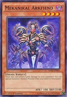 Mekanikal Arkfiend [Raging Tempest] [RATE-EN094] | Anubis Games and Hobby