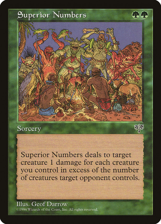 Superior Numbers [Mirage] | Anubis Games and Hobby