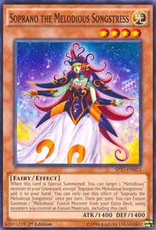 Soprano the Melodious Songstress (Starfoil) [Star Pack - Battle Royal] [SP17-EN013] | Anubis Games and Hobby