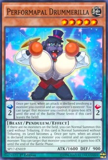 Performapal Drummerilla (Starfoil) [Star Pack - Battle Royal] [SP17-EN019] | Anubis Games and Hobby