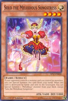 Solo the Melodious Songstress (Starfoil) [Star Pack - Battle Royal] [SP17-EN030] | Anubis Games and Hobby