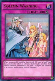 Solemn Warning [Duelist Saga] [DUSA-EN085] | Anubis Games and Hobby