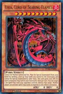 Uria, Lord of Searing Flames [Duelist Saga] [DUSA-EN096] | Anubis Games and Hobby