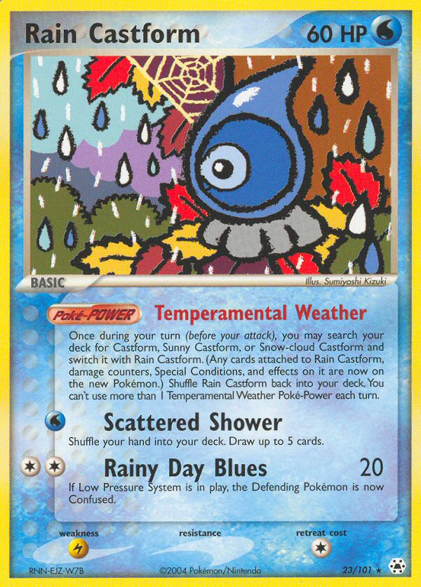 Rain Castform (23/101) [EX: Hidden Legends] | Anubis Games and Hobby