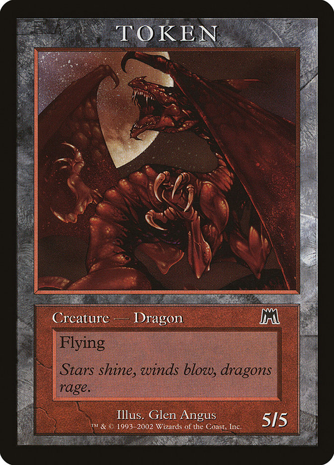 Dragon Token [Magic Player Rewards 2002] | Anubis Games and Hobby