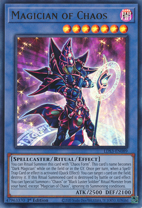 Magician of Chaos [LDS3-EN089] Ultra Rare | Anubis Games and Hobby