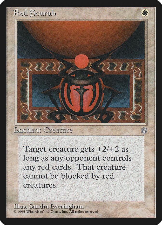 Red Scarab [Ice Age] | Anubis Games and Hobby