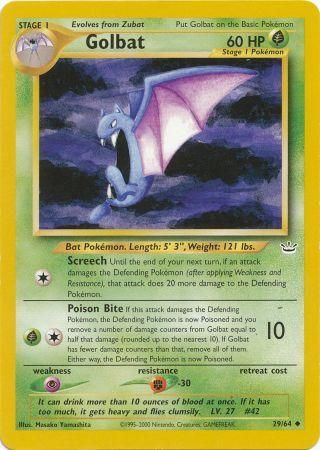 Golbat (29/64) [Neo Revelation Unlimited] | Anubis Games and Hobby