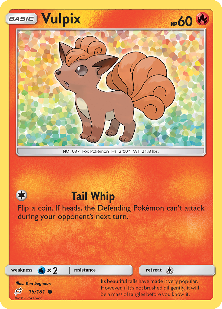 Vulpix (15/181) [Sun & Moon: Team Up] | Anubis Games and Hobby