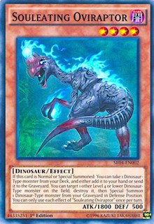 Souleating Oviraptor [Structure Deck: Dinosmasher's Fury] [SR04-EN002] | Anubis Games and Hobby