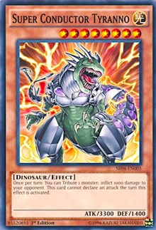 Super Conductor Tyranno [Structure Deck: Dinosmasher's Fury] [SR04-EN005] | Anubis Games and Hobby