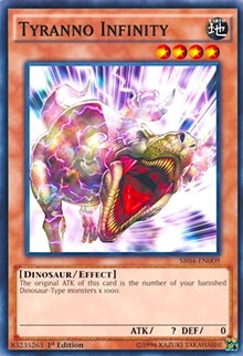 Tyranno Infinity [Structure Deck: Dinosmasher's Fury] [SR04-EN009] | Anubis Games and Hobby