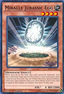 Miracle Jurassic Egg [Structure Deck: Dinosmasher's Fury] [SR04-EN011] | Anubis Games and Hobby