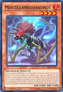 Miscellaneousaurus [Structure Deck: Dinosmasher's Fury] [SR04-EN014] | Anubis Games and Hobby