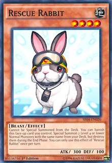 Rescue Rabbit [Structure Deck: Dinosmasher's Fury] [SR04-EN020] | Anubis Games and Hobby