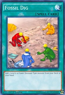 Fossil Dig [Structure Deck: Dinosmasher's Fury] [SR04-EN022] | Anubis Games and Hobby