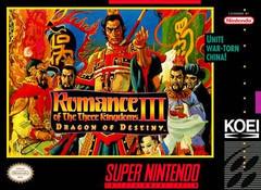 Romance of the Three Kingdoms III Dragon of Destiny - Super Nintendo | Anubis Games and Hobby