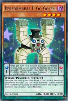 Performapal U Go Golem [Maximum Crisis] [MACR-EN004] | Anubis Games and Hobby