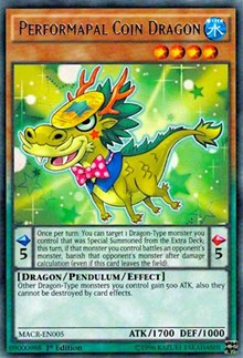 Performapal Coin Dragon [Maximum Crisis] [MACR-EN005] | Anubis Games and Hobby