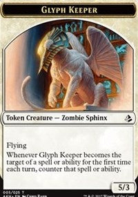 Glyph Keeper // Warrior Token [Amonkhet] | Anubis Games and Hobby