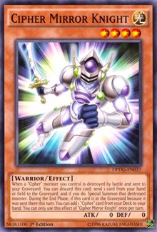 Cipher Mirror Knight [Duelist Pack: Dimensional Guardians] [DPDG-EN037] | Anubis Games and Hobby