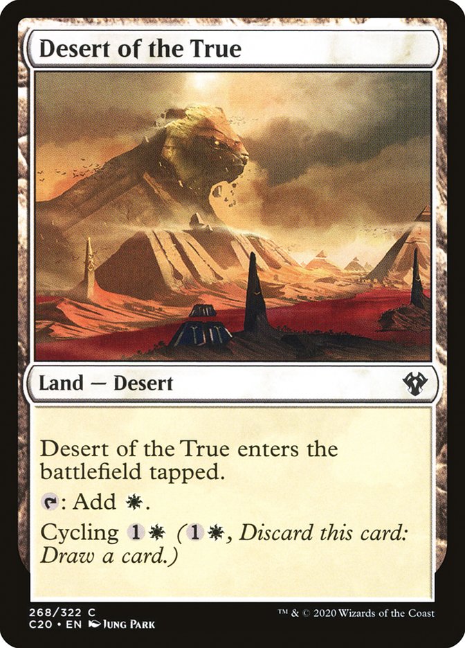 Desert of the True [Commander 2020] | Anubis Games and Hobby