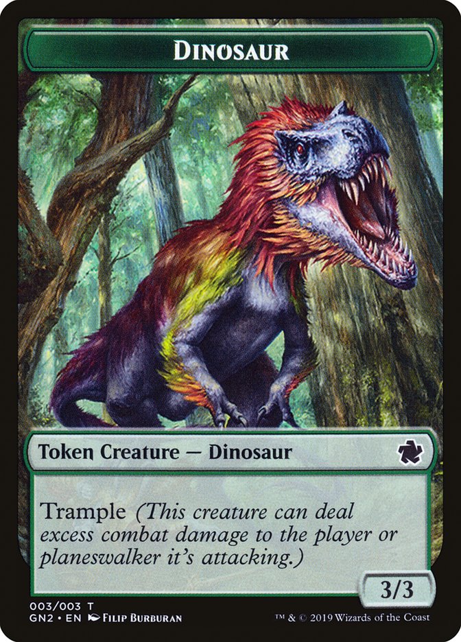 Dinosaur Token [Game Night 2019 Tokens] | Anubis Games and Hobby