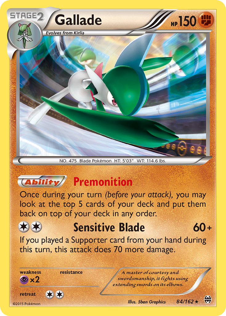 Gallade (84/162) [XY: BREAKthrough] | Anubis Games and Hobby