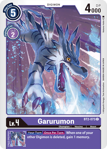 Garurumon [BT2-073] [Release Special Booster Ver.1.0] | Anubis Games and Hobby