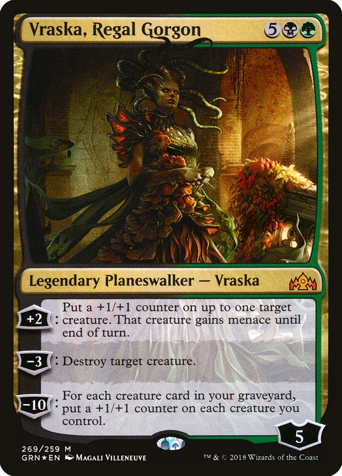 Vraska, Regal Gorgon [Guilds of Ravnica] | Anubis Games and Hobby