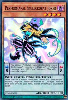 Performapal Skullcrobat Joker [Pendulum Evolution] [PEVO-EN022] | Anubis Games and Hobby